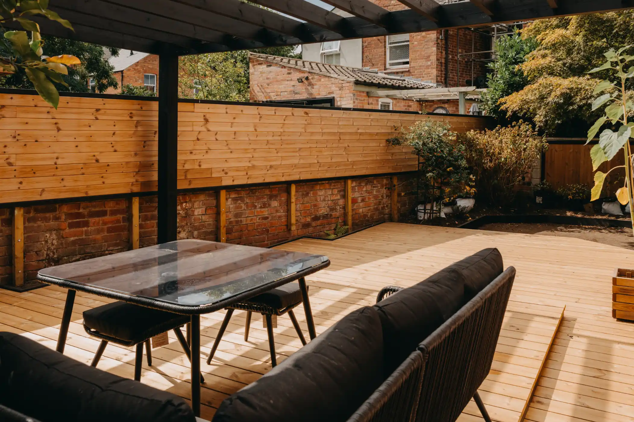 Full garden transformation, deck, pergola, fence built in West Bridgford, Nottingham - photo 3
