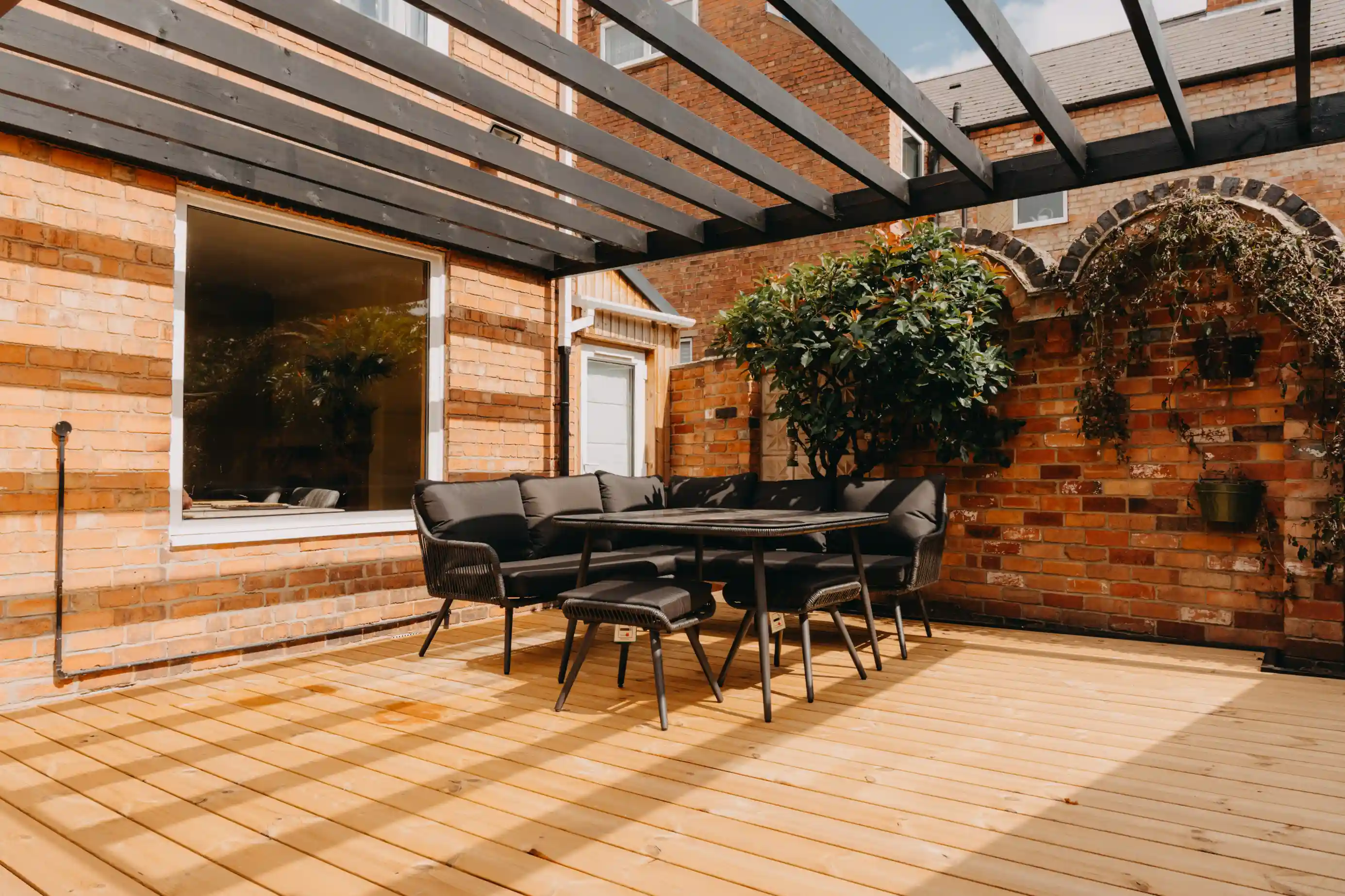 Full garden transformation, deck, pergola, fence built in West Bridgford, Nottingham - photo 5