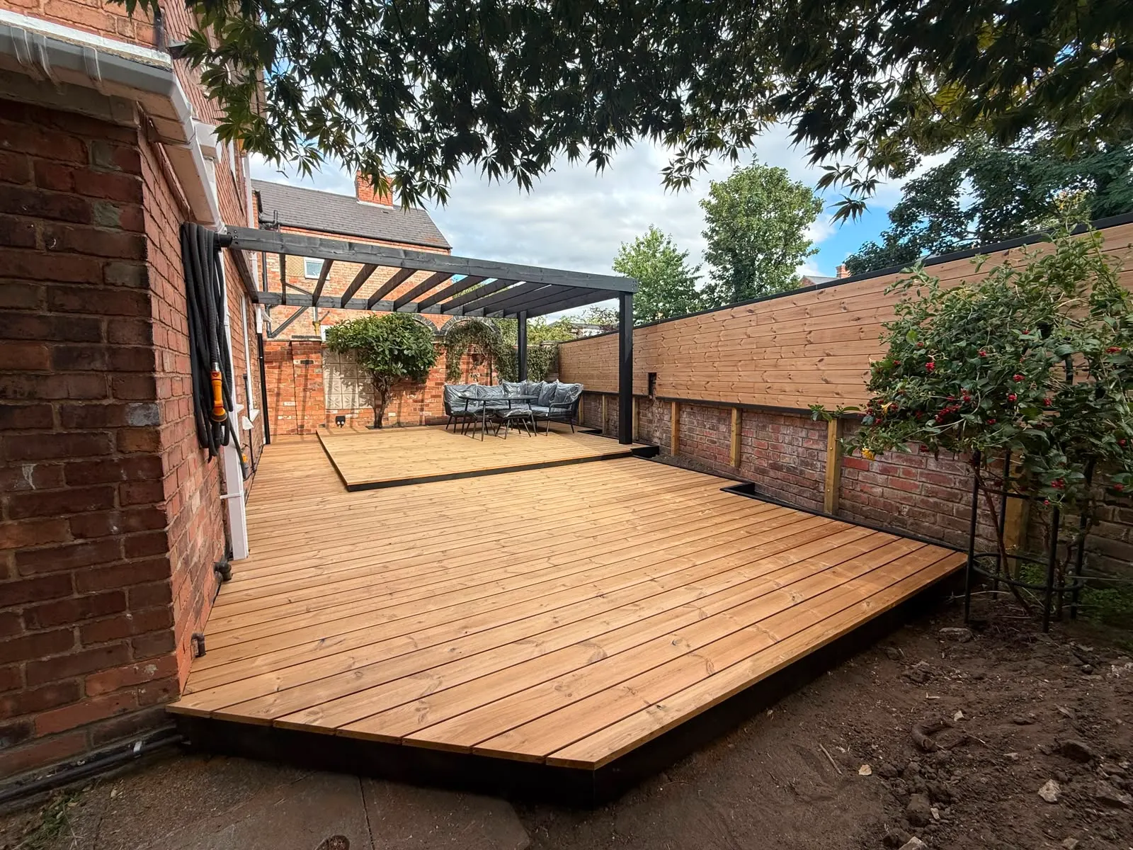 garden transformation in west bridgford