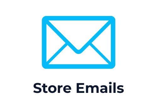 Supplier contact email addresses included for easy outreach