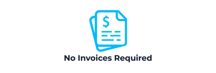 Icon showing that no invoices are needed to ungate brands using the SellerSmart Amazon FBA list.