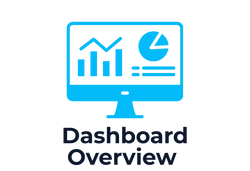 Computer screen icon with charts and pie graph, representing the SellerSmart dashboard for tracking spending, profit, and sourcing data.