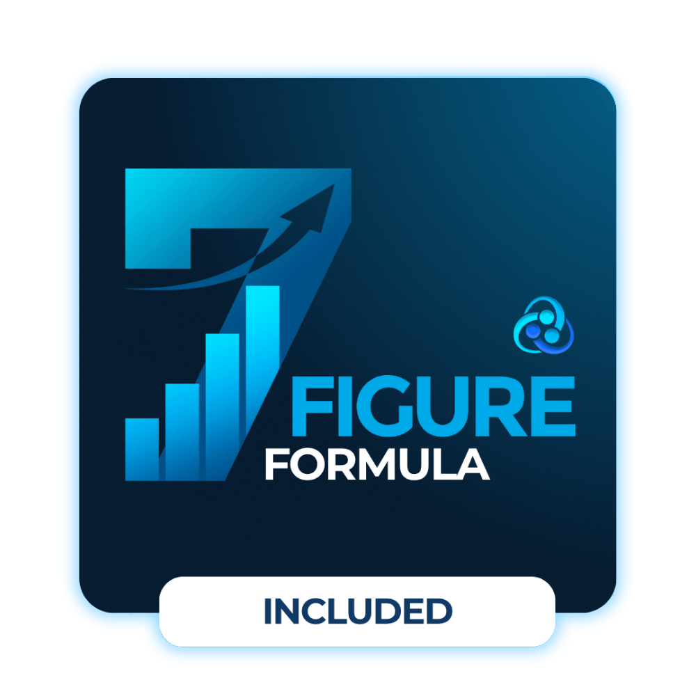 7-Figure Formula Amazon FBA course included in the 7-Figure Mentorship, showing professional branding for the step-by-step seller training.