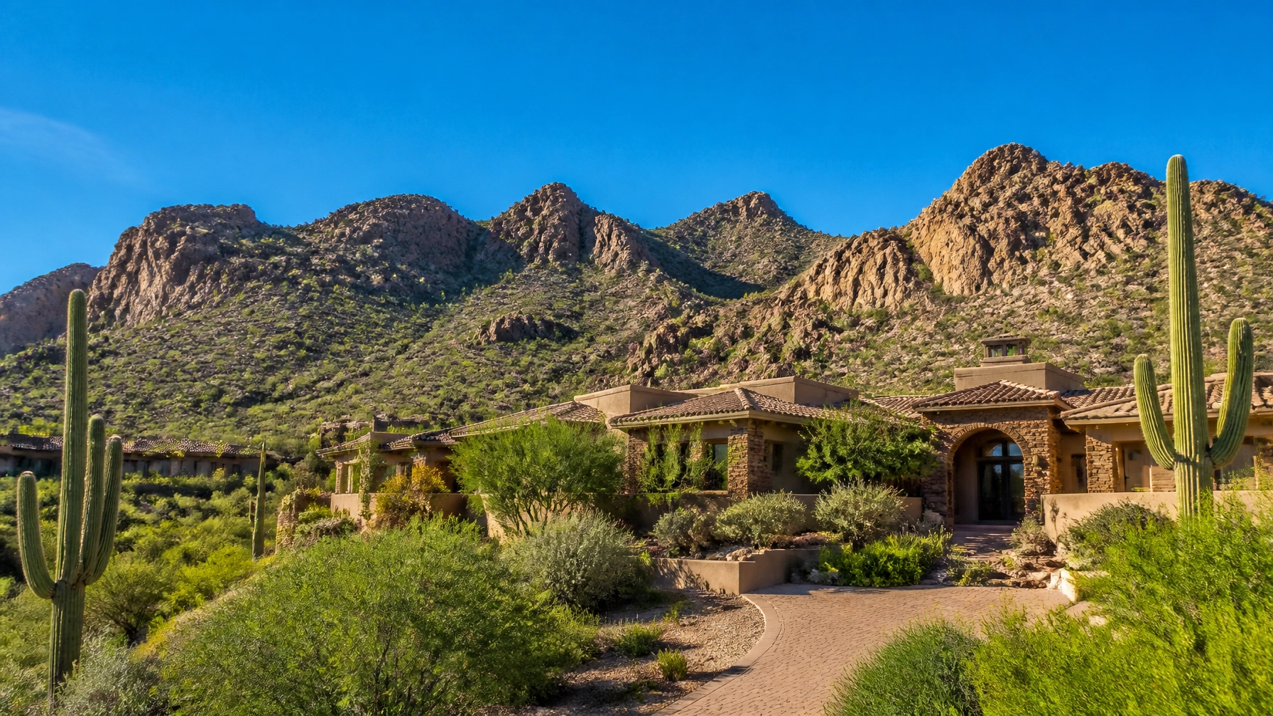 Custom desert homes and mountain views in the Cave Creek AZ real estate market.