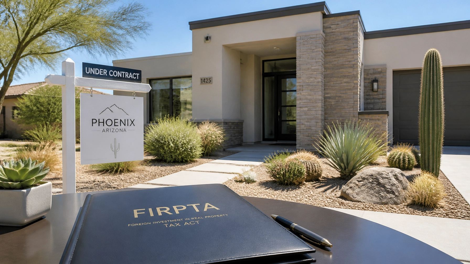 Phoenix Metro home purchase documents explaining a FIRPTA holdback.