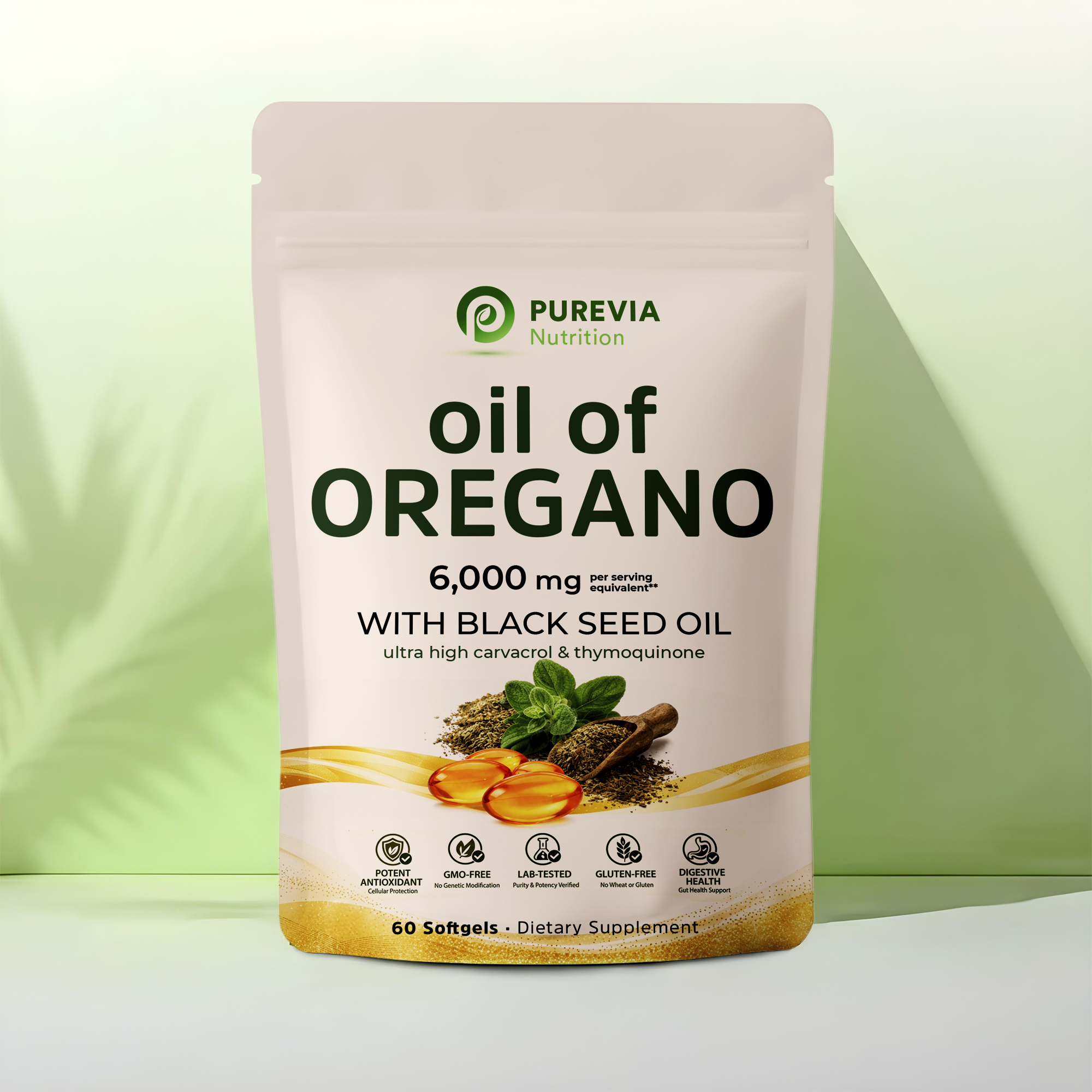 Purevia Oil of Oregano Softgels