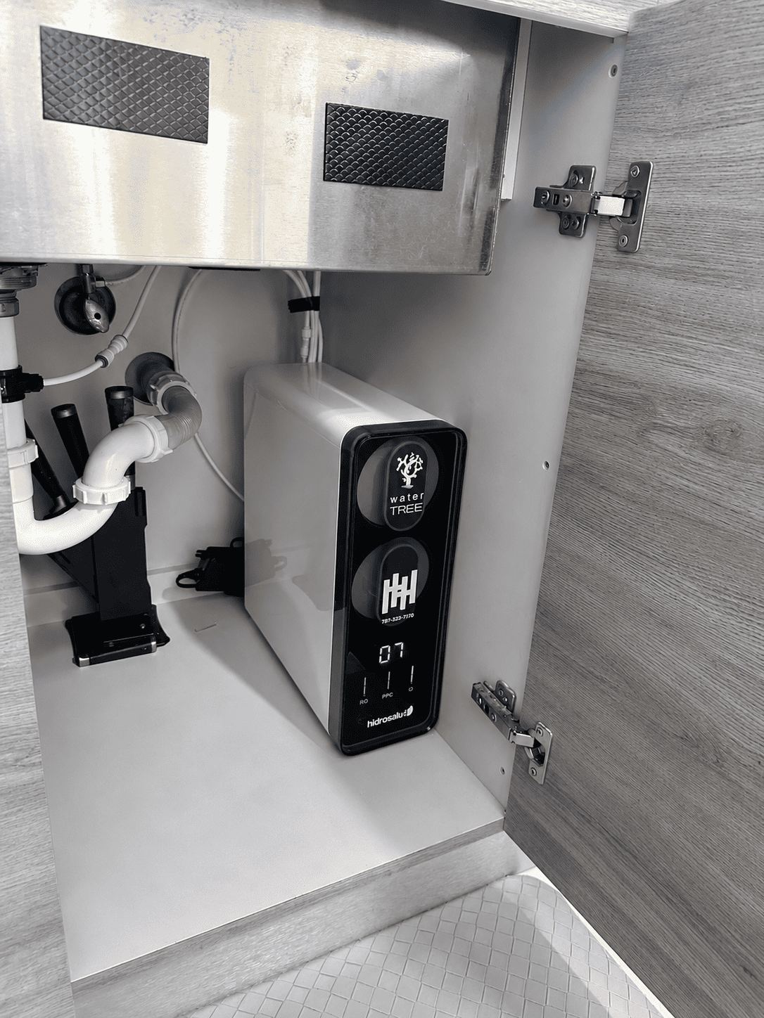 Sistema instalado en cocina