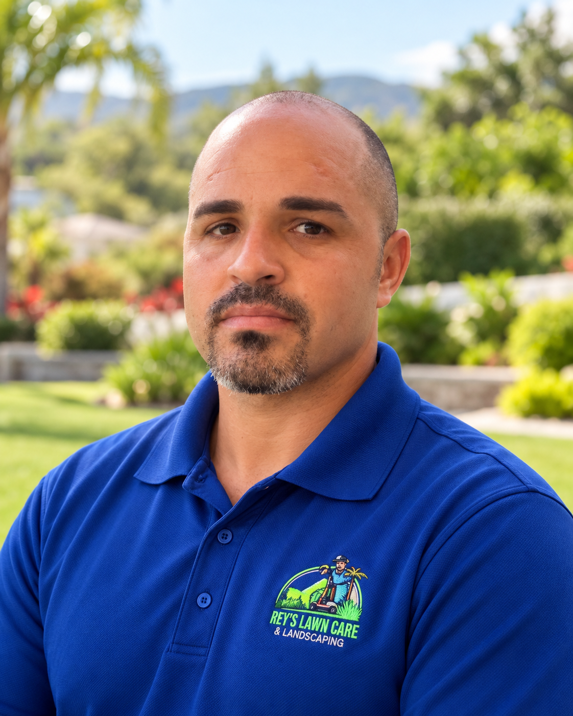 Rey W. Ledey Rodríguez, propietario de Ledey Lawn Care