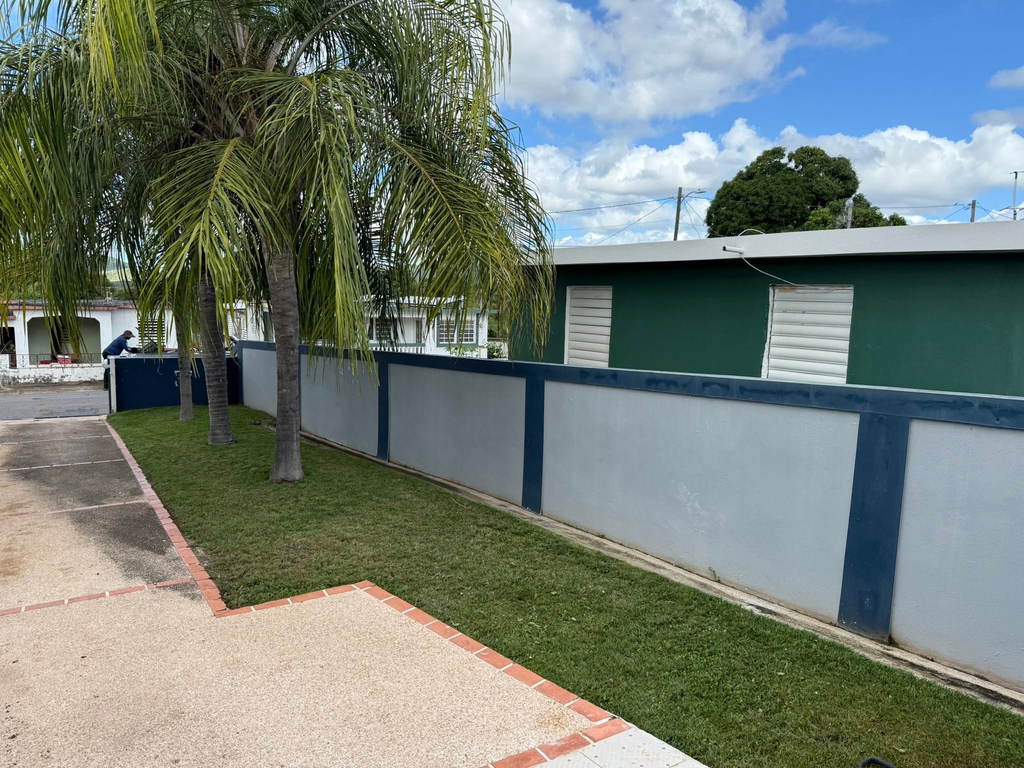 Proyecto de landscaping realizado por Ledey Lawn Care en Puerto Rico