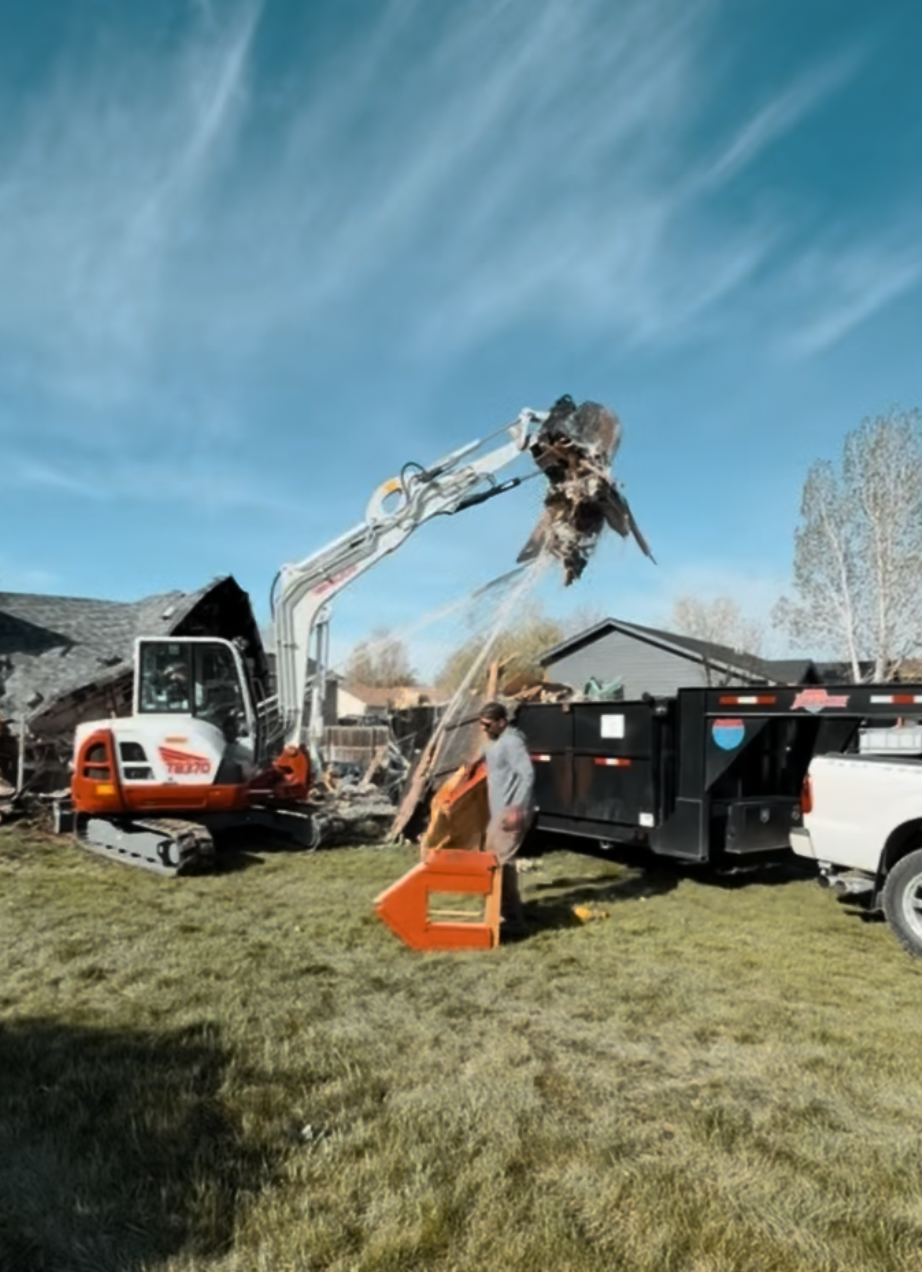 Fire damaged home site cleared Billings Heights photo 4