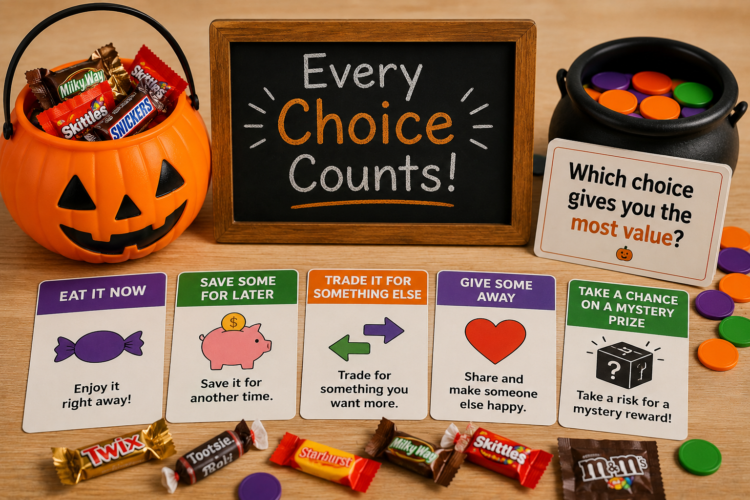 Every choice counts - which will give the most value