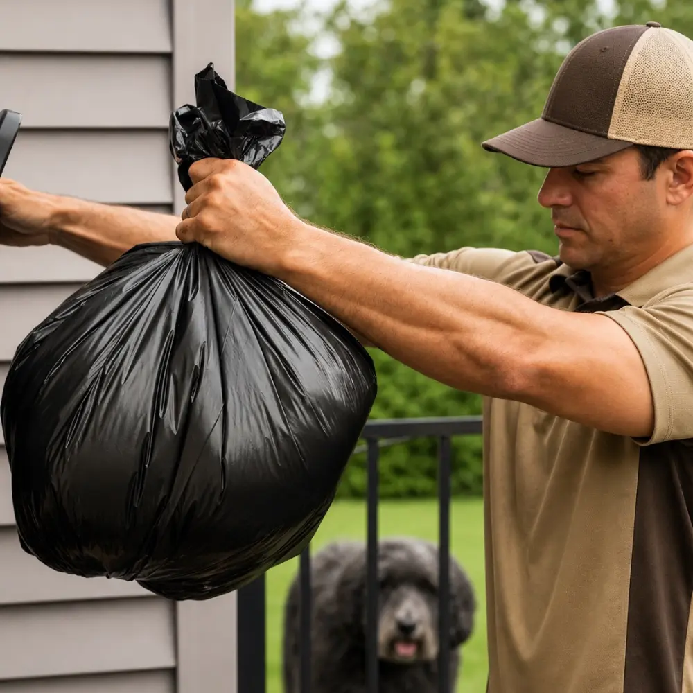 Dog waste cleanup in Summerlin