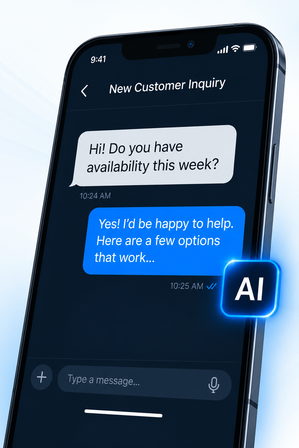 SpeediReply customer communication interface
