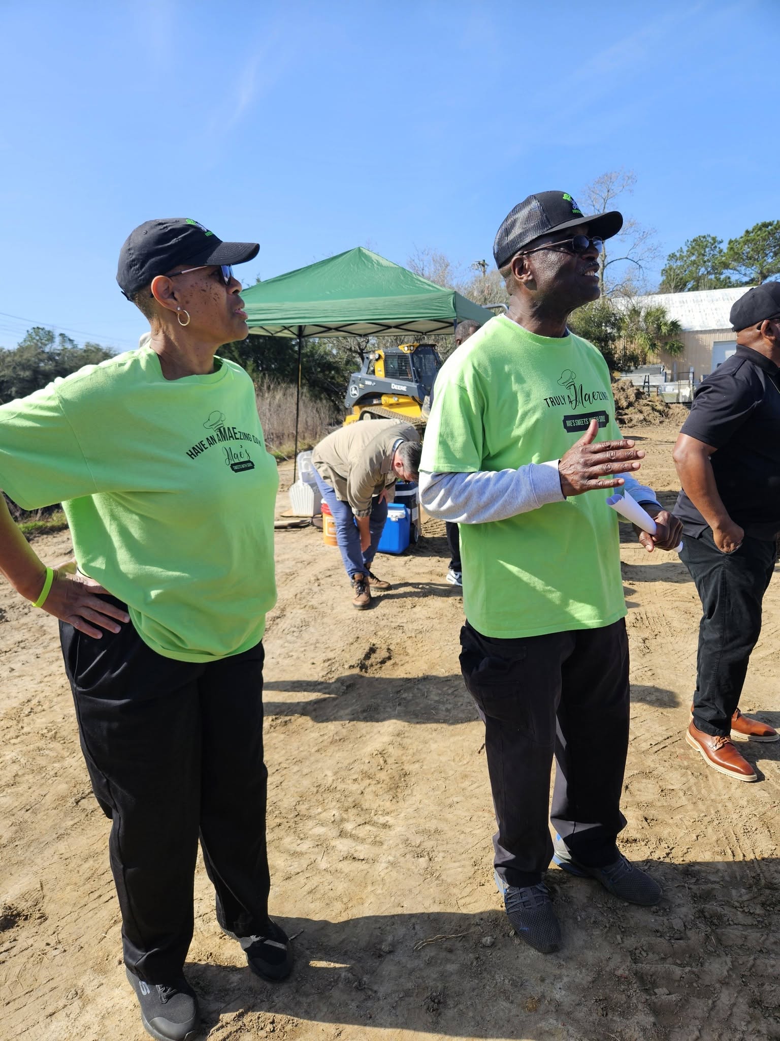 Lillie and Carl Smalls together at the Mae’s bakery site