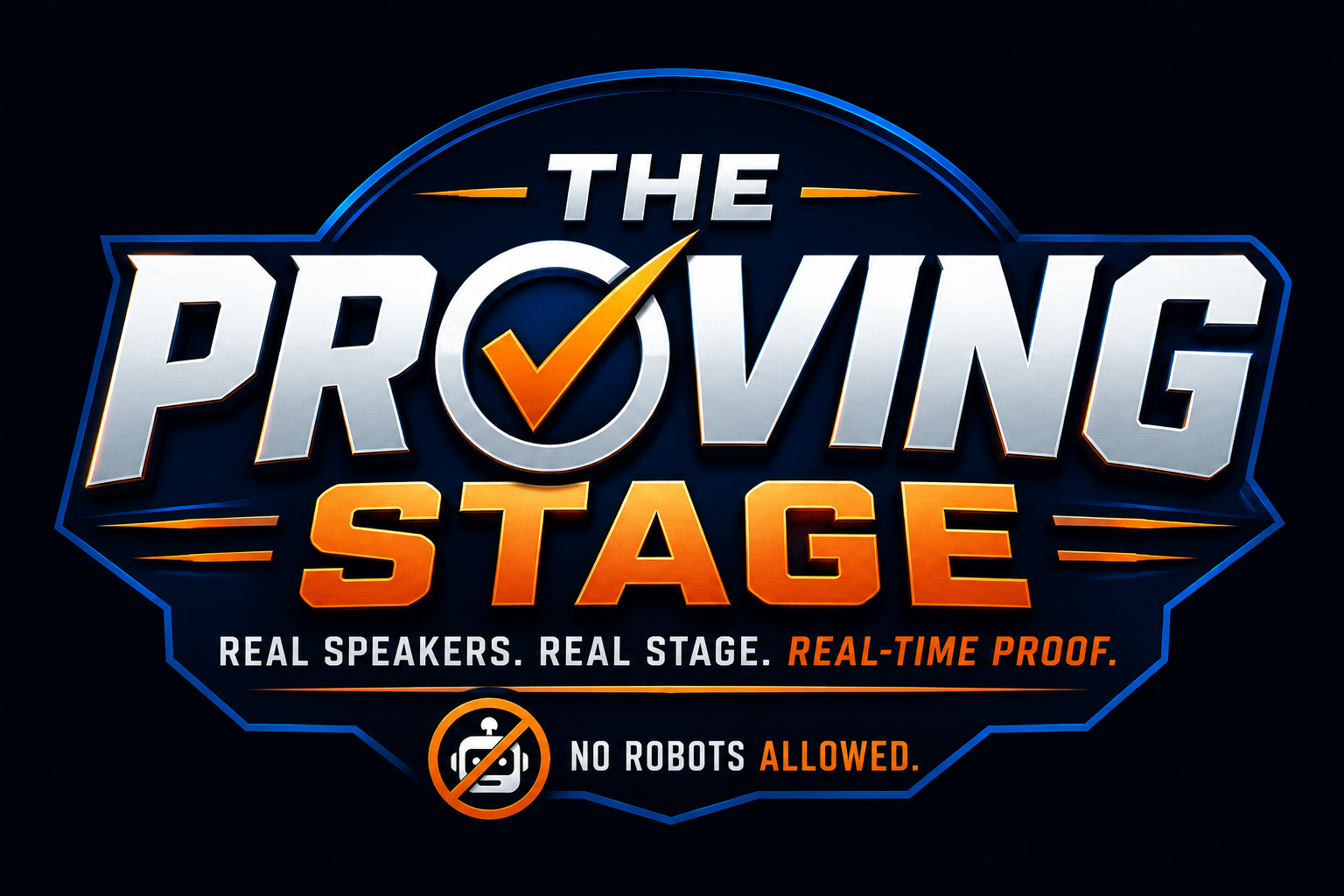 The Proving Stage Speaker Showcase Event Logo