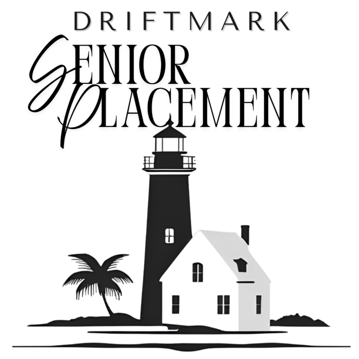 Driftmark Senior Placements lighthouse logo