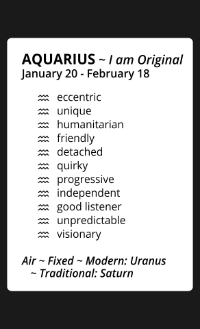Aquarius Back