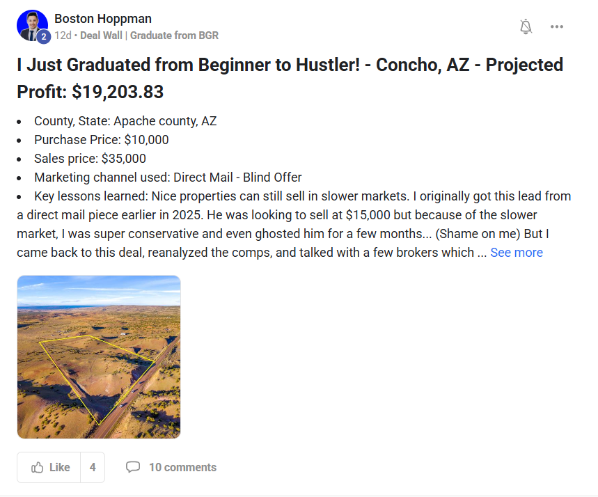 Deal Wall post