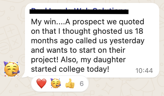 Rebel testimonial