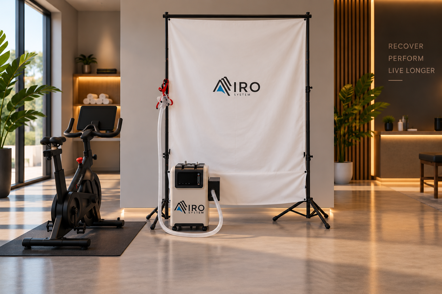 Single user AiroSystem with one unit and one bike
