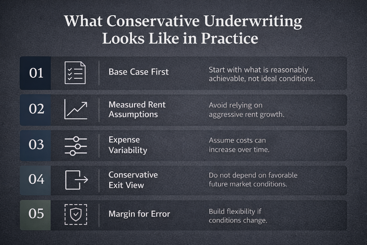 What Conservative Underwriting Actually Means in Practice