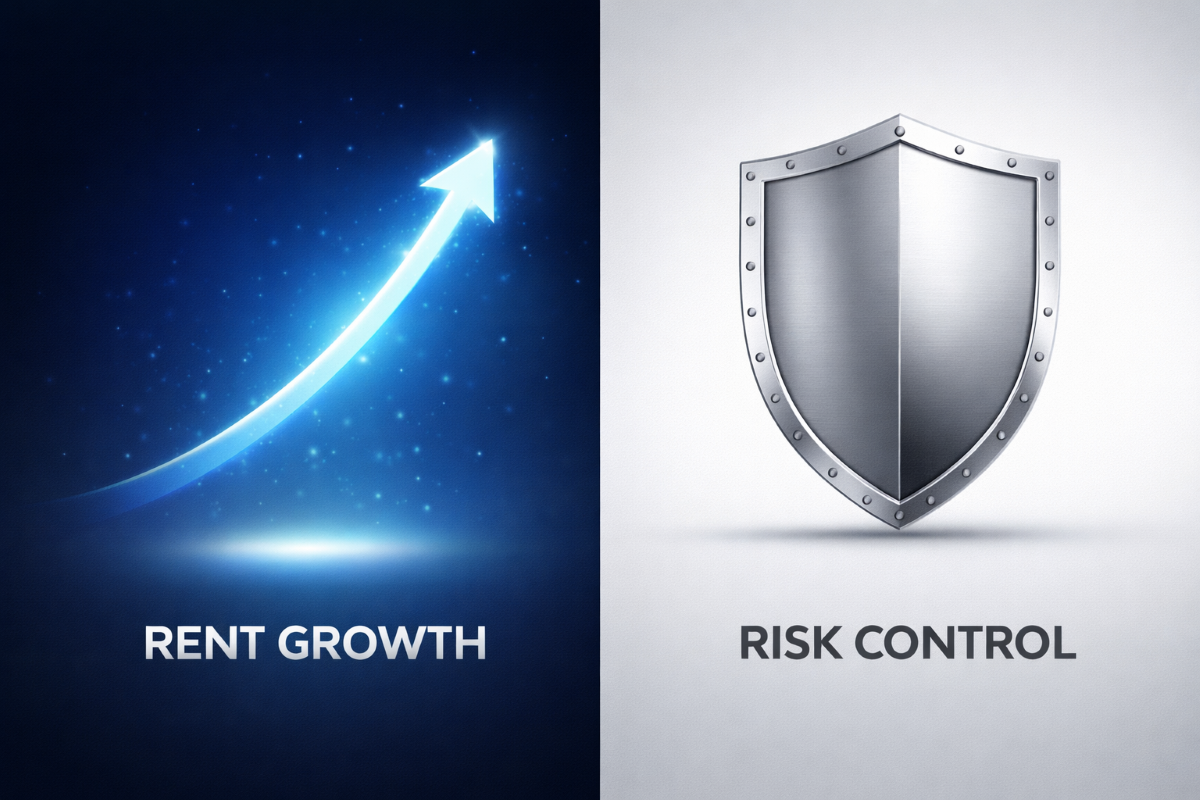 What Is Rent Growth vs Risk Control?