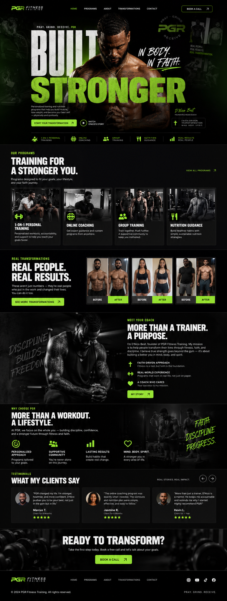 Fitness Coaching Funne, Funnels