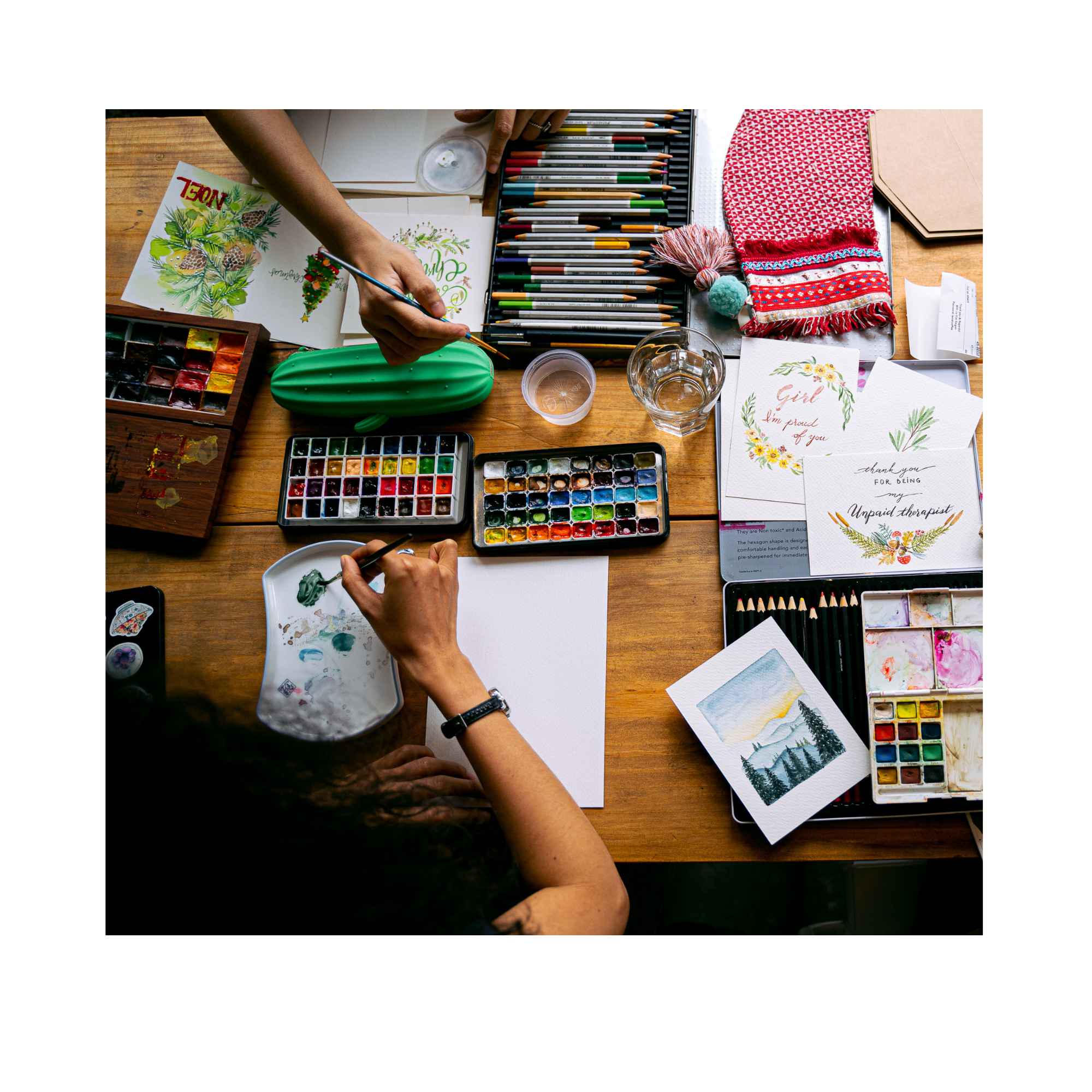 Couple connecting in a supportive therapy studio