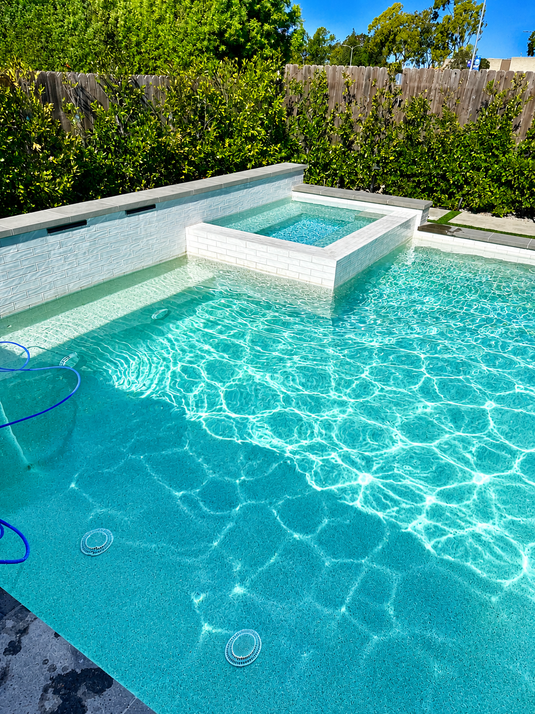 Freshly cleaned pool in Prosper