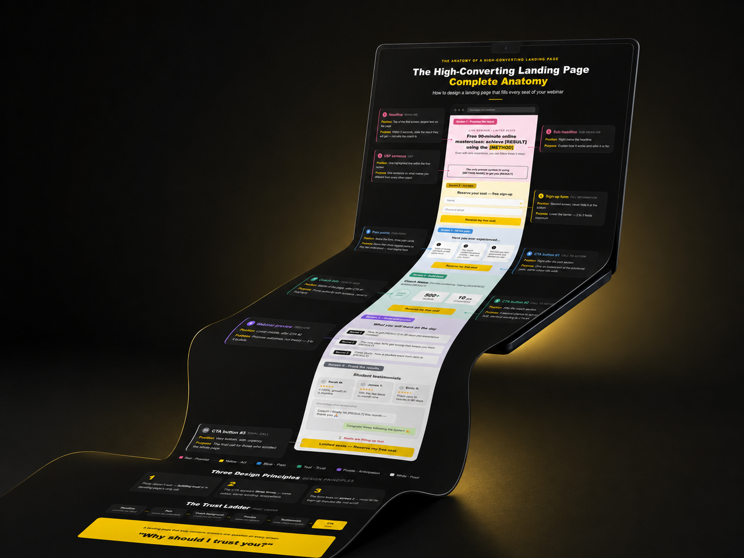 Webinar Funnel Landing Page Anatomy, Funnels