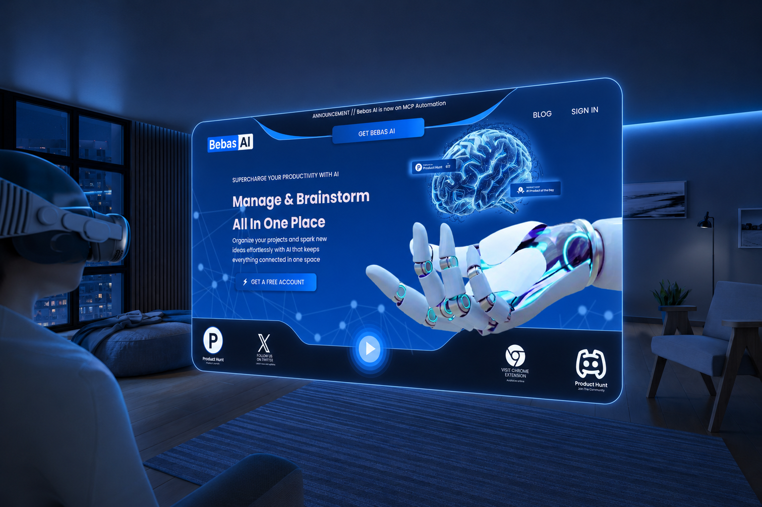 AI Productivity Platform Website, Websites