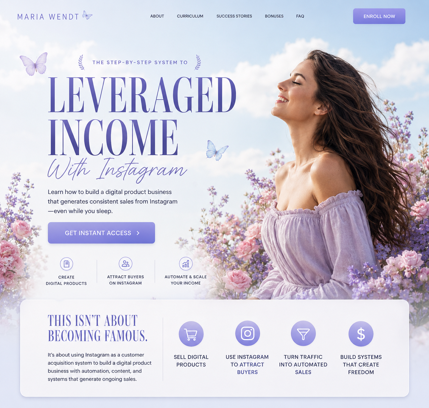 Leveraged Income With Instagram, Funnels