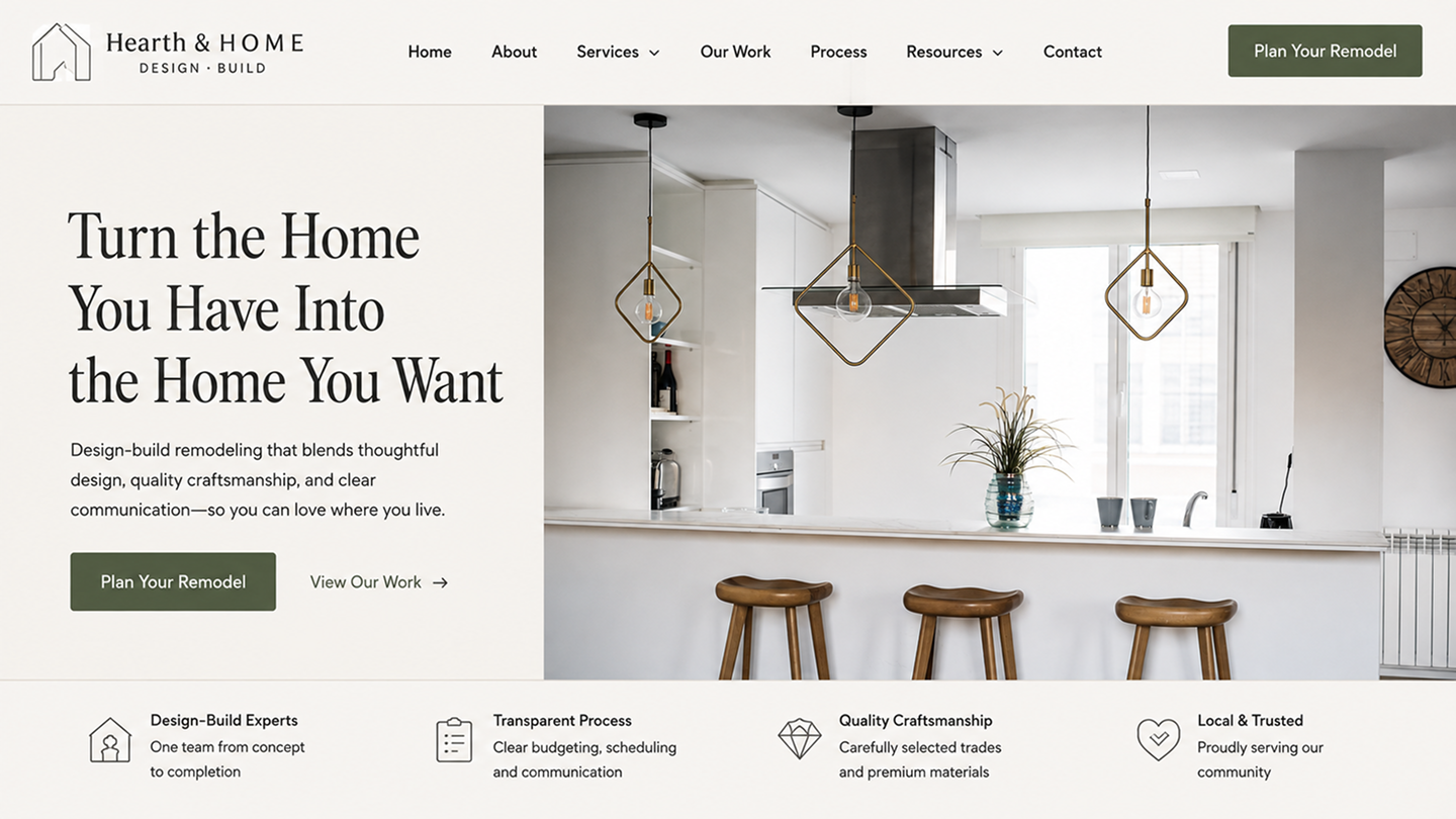 Home Remodeling Website, Websites