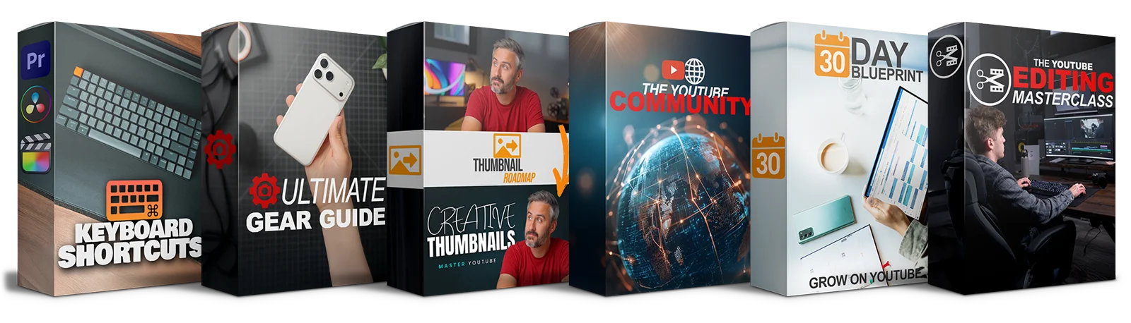 All six Master YouTube bonus packages