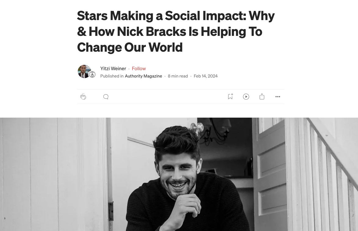 Interview for Authority Magazine: February 2024