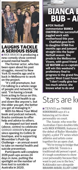 Article in the Herald Sun: 2022