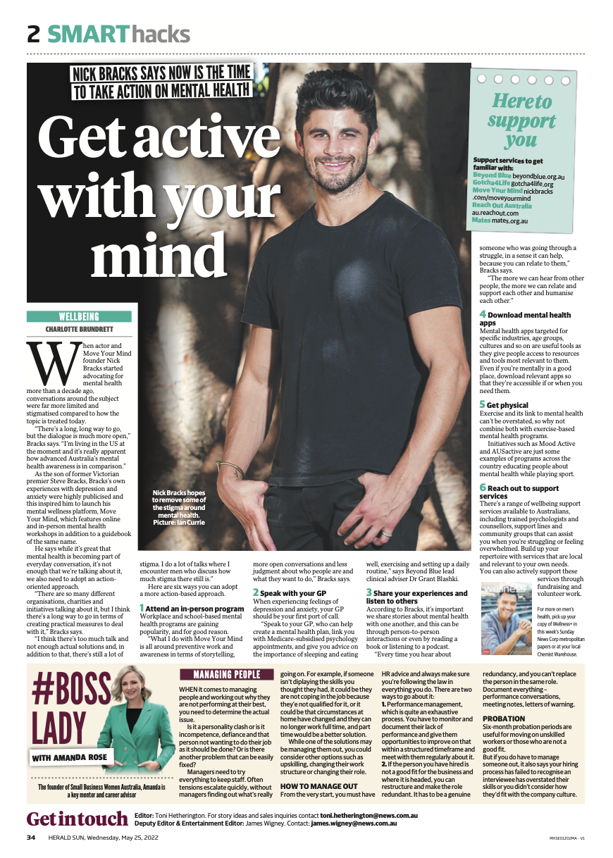 Article in The Herald Sun: 2022