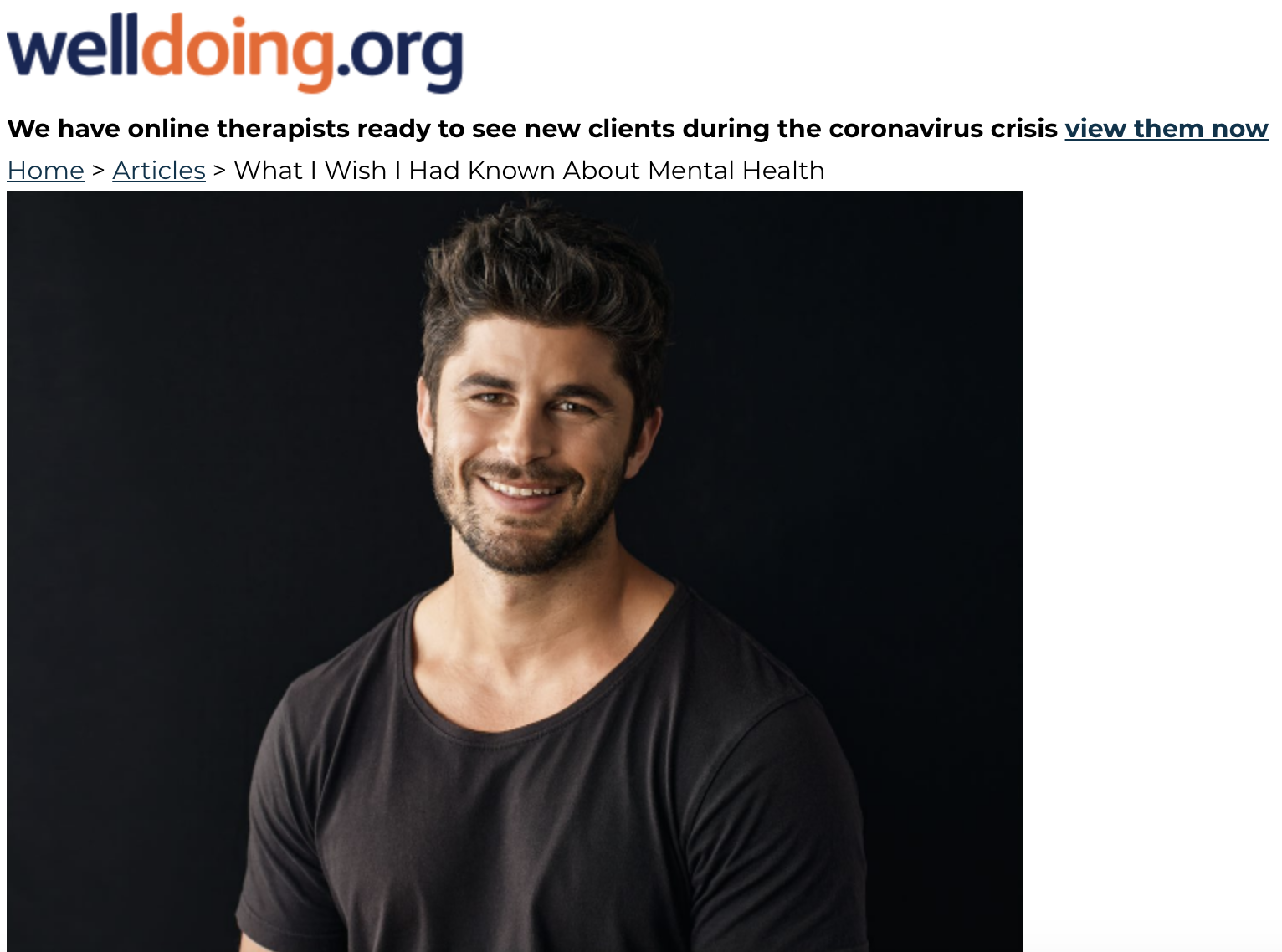 Article for welldoing.org