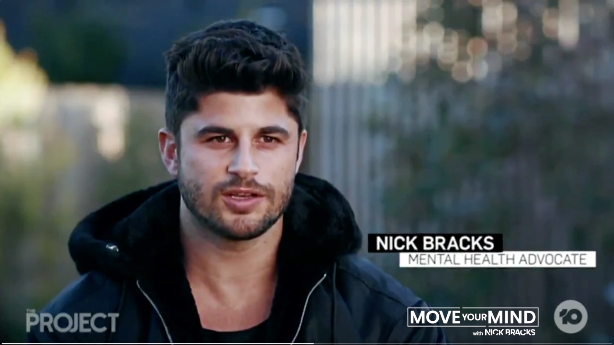 Interview on Channel 10's The Project, 2020