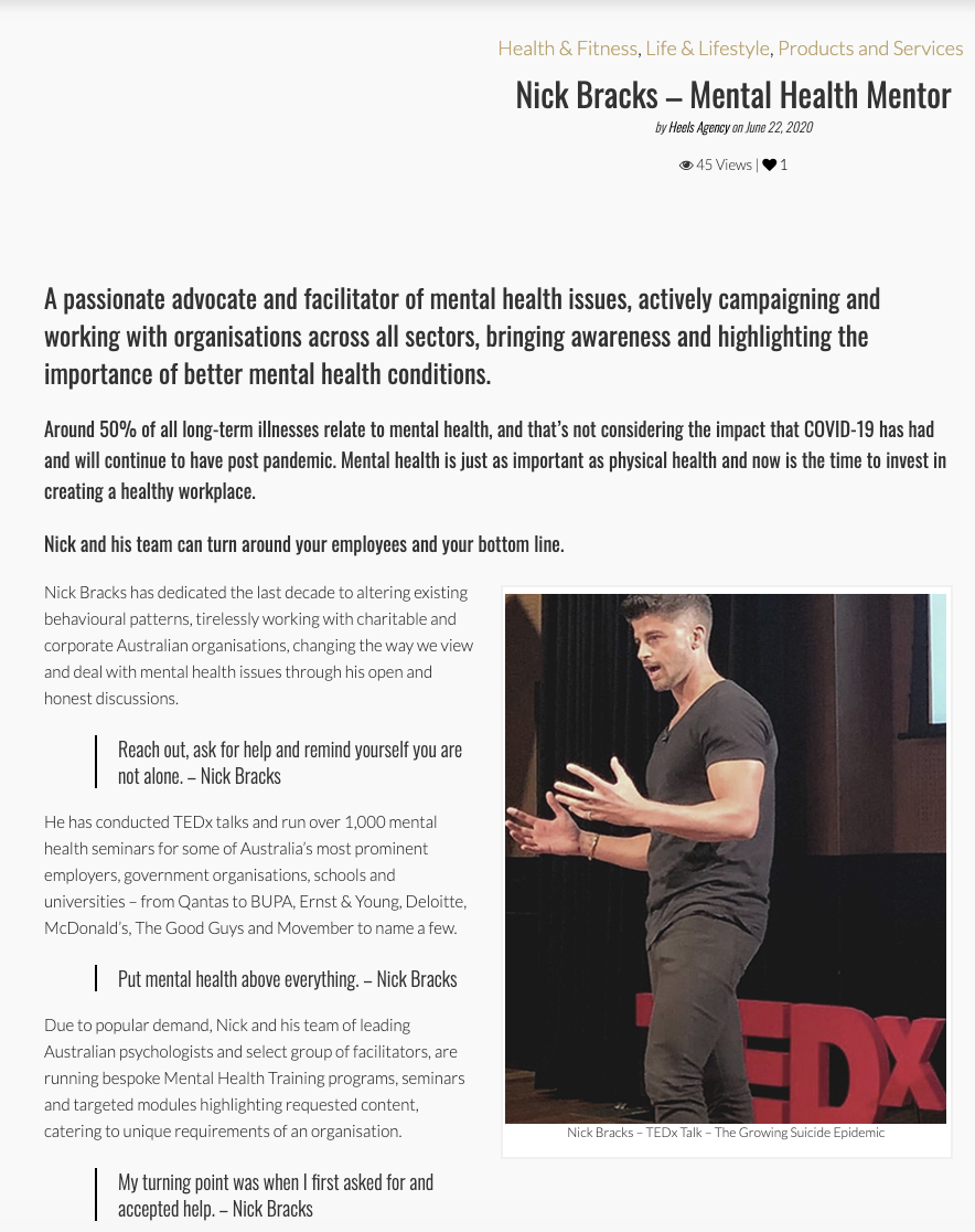 Interview with 'Heels Agency': 2020: Part #2