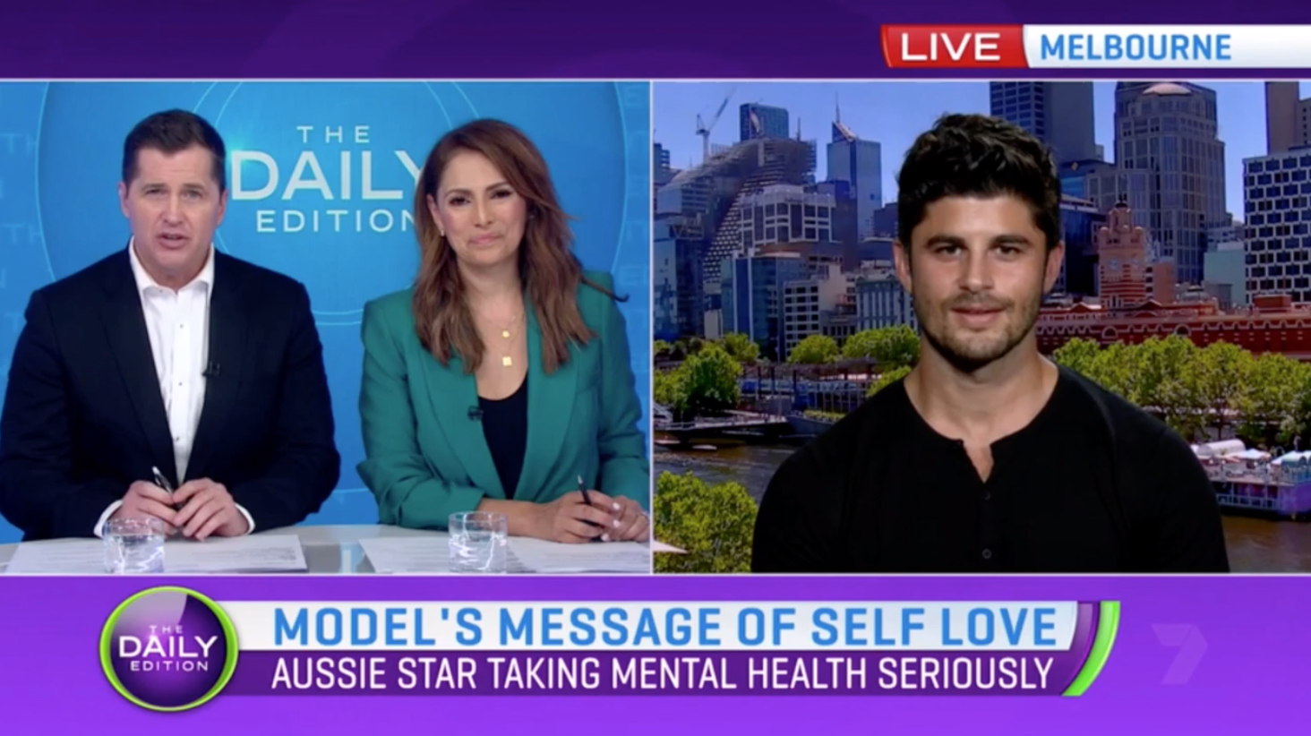 Interview about Mental Health Masterclass on Channel Seven's 'The Daily Edition': 2019