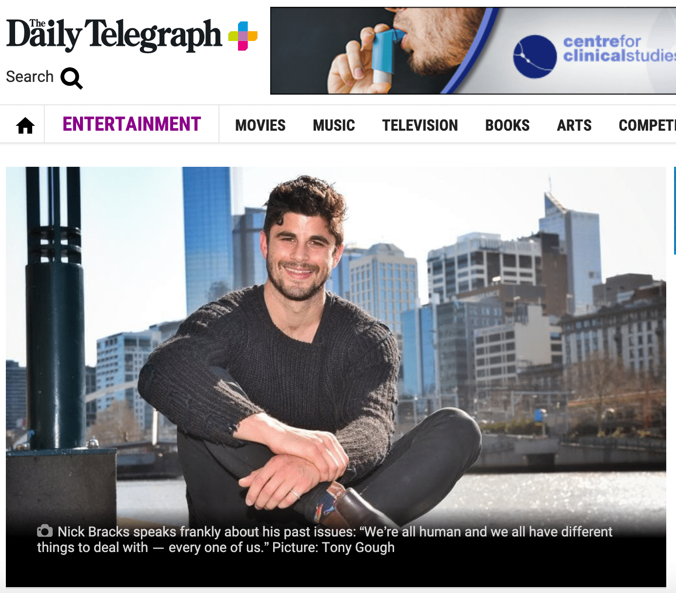 Article in The Daily Telegraph: 2018