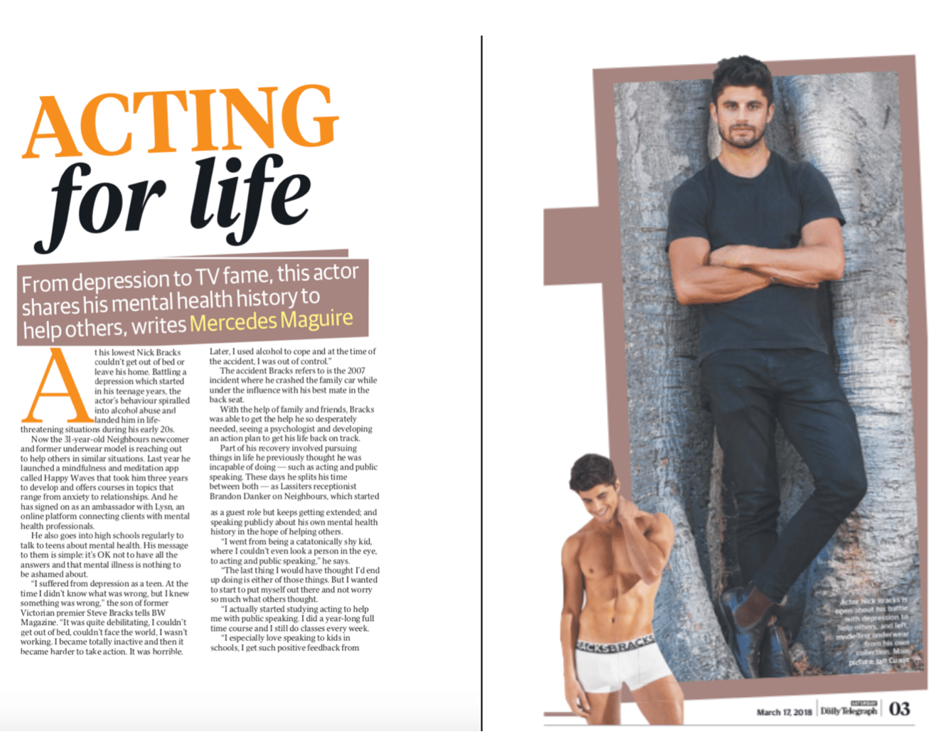 Article in The Daily Telegraph: 2018