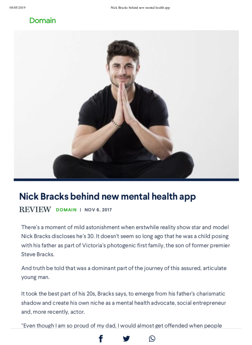 Article in The Weekly Review: 2017