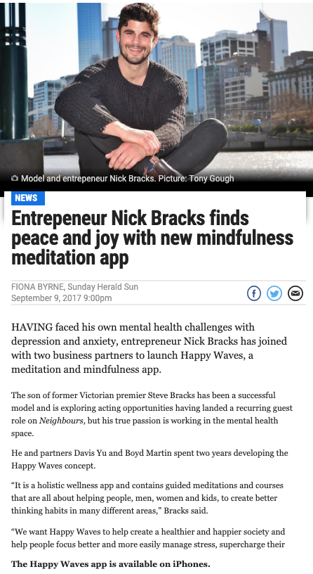 Herald Sun Article: 2017