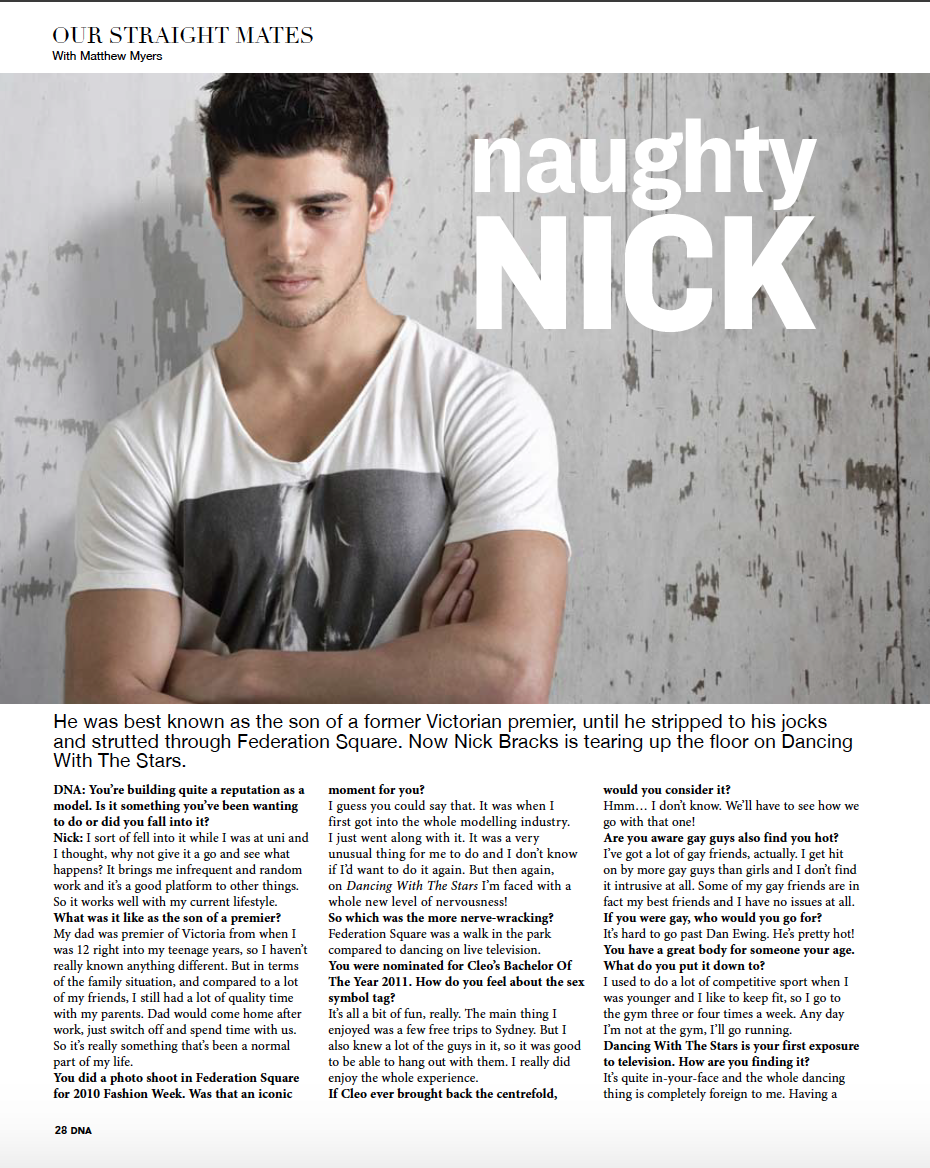 Interview with DNA Magazine: 2011