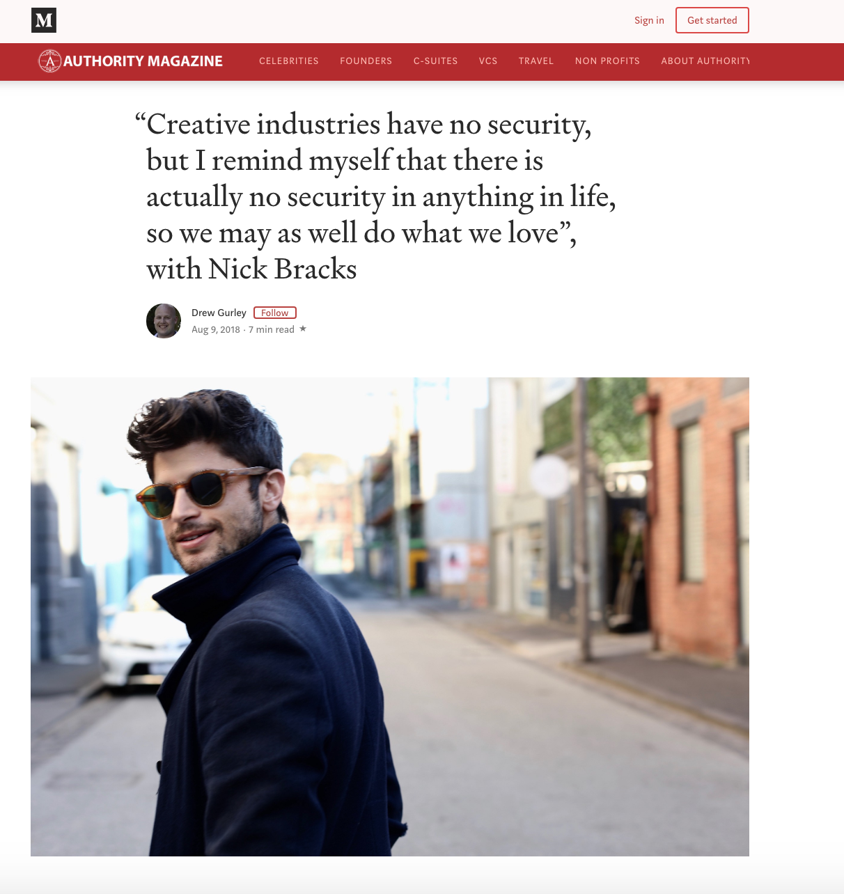 Thrive Global Interview: 2018