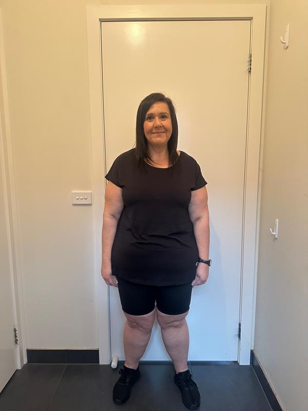 Angie before starting Move Your Mind coaching