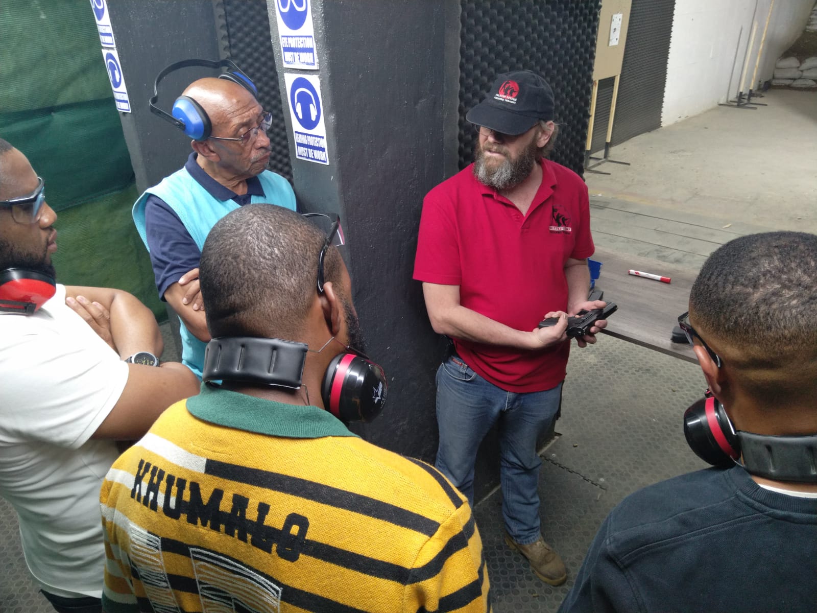 CSFT instructor demonstrating professional training and firearm proficiency