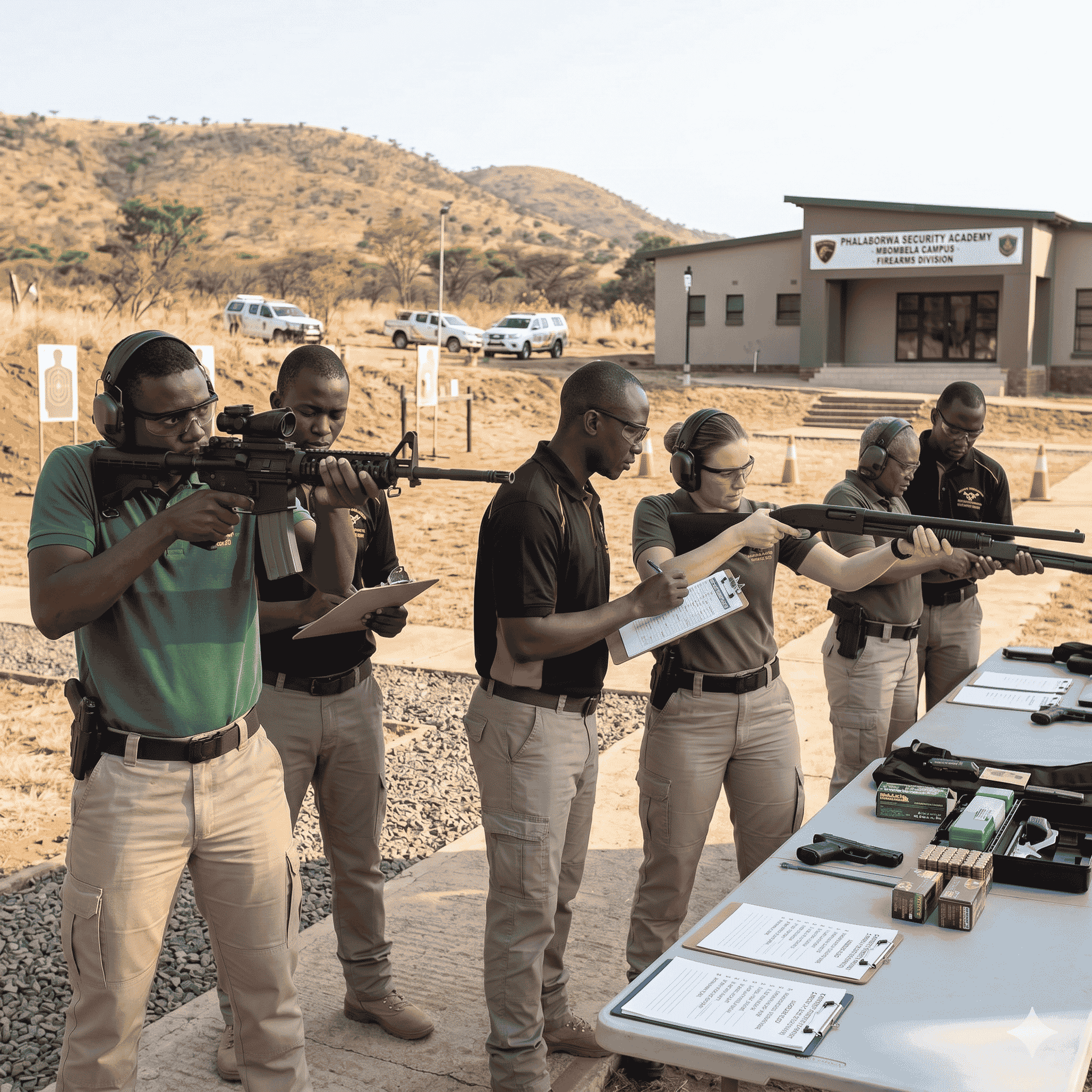 Handle & use a handgun & shotgun & self-loading rifle basic & manually operated rifle+ Legal